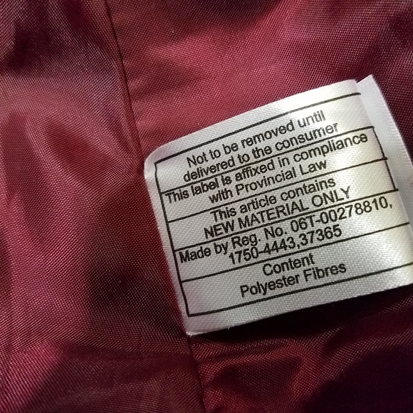 Aeropostale red buffalo check double breasted jacket with hood sz SP dark red - Picture 7 of 12